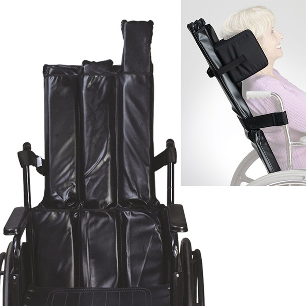 AL-85350 | RECLINING W/C BACKREST CUSHION FITS 16-20" W/C'S - SPCFY SIZE
