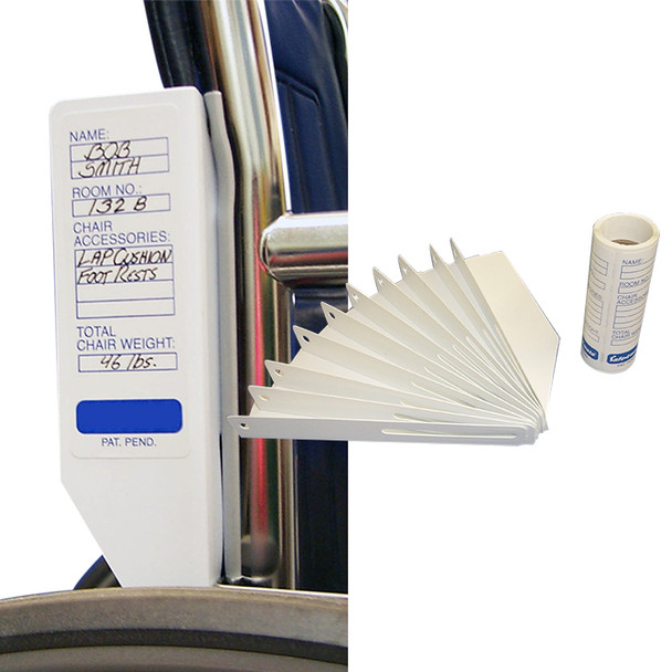 AL-72350 | WHEELCHAIR ID SYSTEM (PK OF 50 10 BRACKETS/50 LABELS
