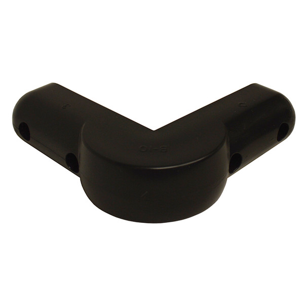 AL-C16407B | CORNER BUMPER - BLACK 3-1/16" X 1-1/16" X 1"