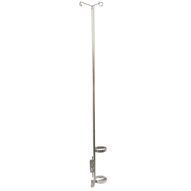 AL-72292 | FIXED HEIGHT IV POLE & O2 HOLD ADJ BRACKET / 68-1/4"H
