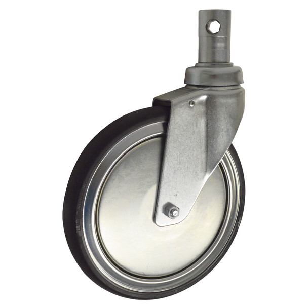 AL-18576 | 8" TOTAL LOCK CASTER, POLY PRECISION, SPECIFY STEM