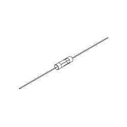 AL-81196 | AXIAL LEAD FUSE (2-1/2A) .20"DIA.x 58"LG. BODY x 1.50"L