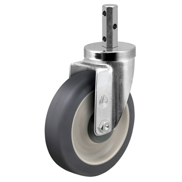 AL-72183 | 4" SWIVEL CASTER, POLY DELRIN, 3/4" X 2" OCTAGON STEM