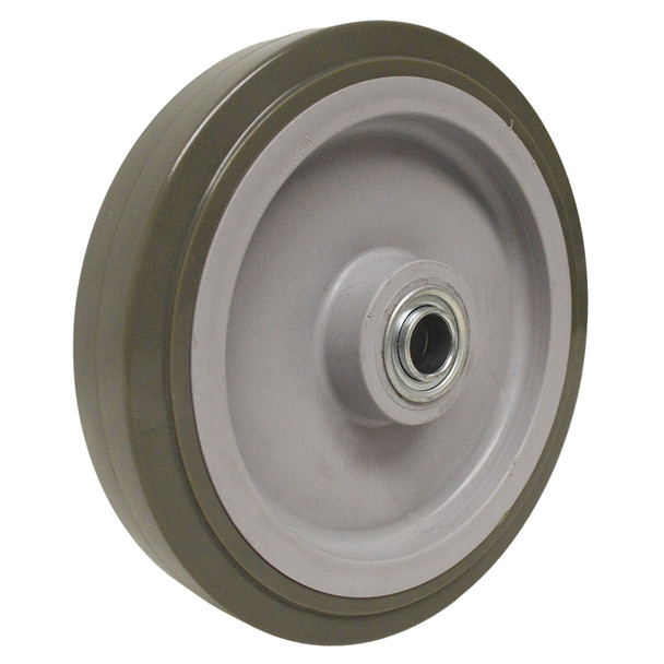 AL-40522 | 8" POLYURETHANE WHEEL BALL, SPECIFY AXLE SIZE