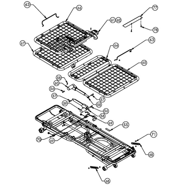 AL-77978 | KIT, CABLE, MOTOR FOR JOERNS ULTACARE XT BED