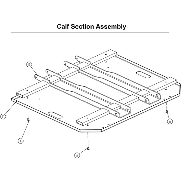 AL-87140 | CALF ASSEMBLY, GREY SPECIFY SIZE