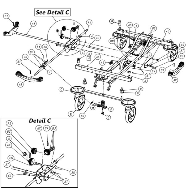 AL-78209 | COMBINATION GEAR FOR STRYKER STRETCHER