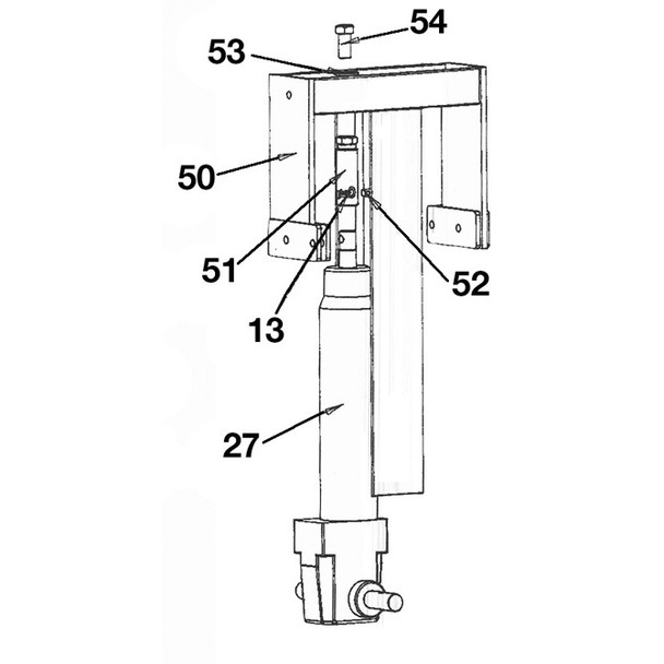 AL-78911 | SCREW, HHC  1/2 X 1" FOR MDL 880, 890, 980 & 990