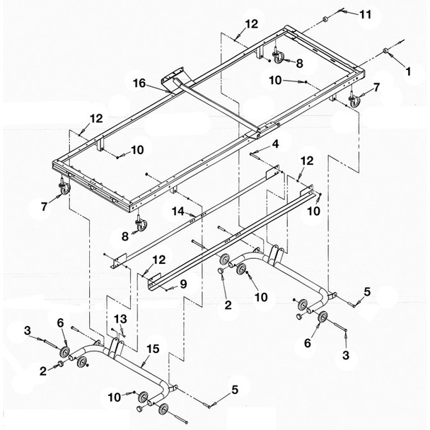 AL-79131 | 3/8-16 X 2.00 HHCS FOR LOMAX BED