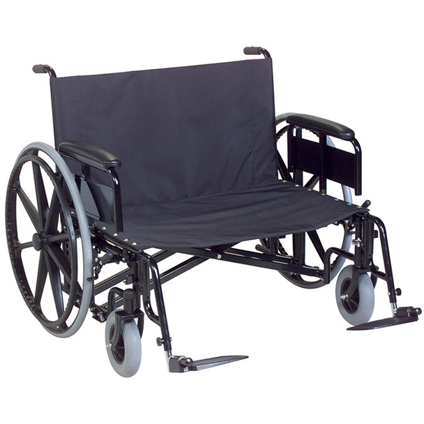 AL-49500 | 30" REMV FULL ARM W/C LEGREST / BLACK