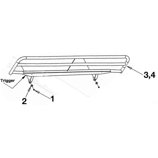 AL-79111 | 5/16 STD STL FLAT WASHER-ZINC FOR EZE-LOK BED