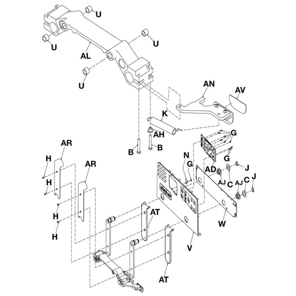AL-77786 | HD. END, LT. SUPPORT WELDMENT 