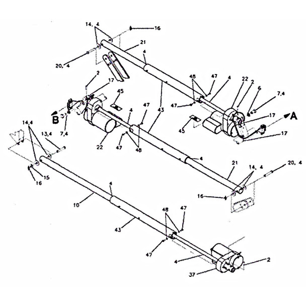 AL-77894 | CLEVIS PIN 3/8" DIA. X 2-1/4" FOR STRYKER GO BED