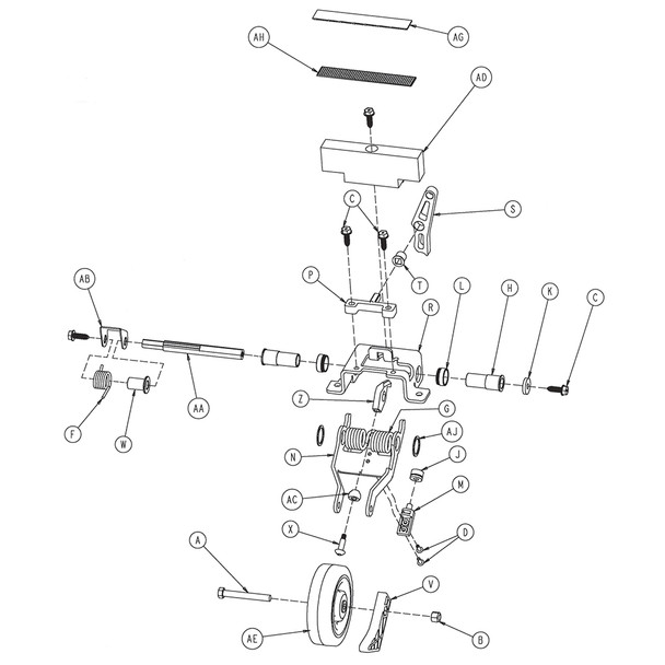AL-74348 | DAMPENER FOR M-SERIES STRETCHER