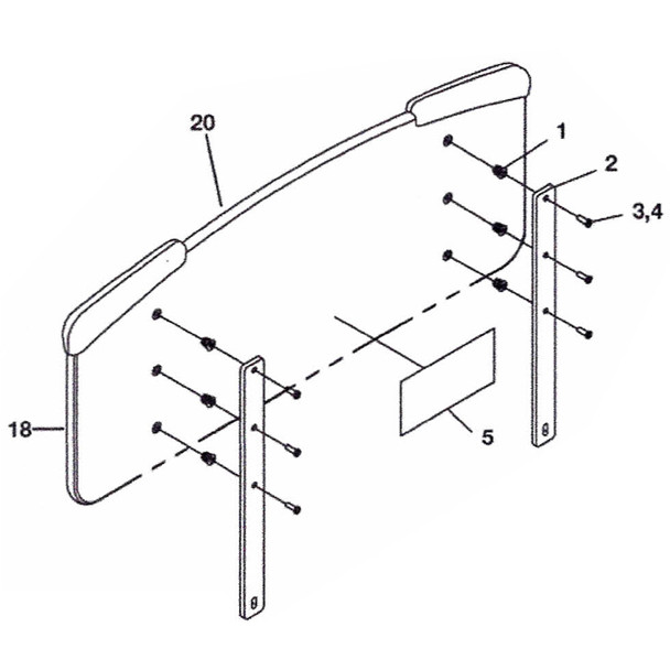 AL-78011 | HEAD BOARD PVC EDGE FOR STRYKER GOBED