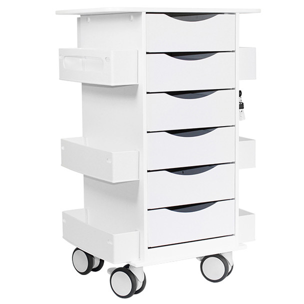 AL-82349 | CORE CART W/ 6 LOCKING DRAWERS 22-7/8" W X 35-5/8"H X 19-5/8"
