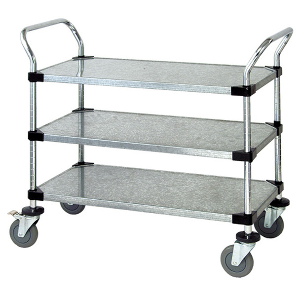 AL-76782 | 3 SOLID SHELF CART 24" X 36" X 37-1/2"