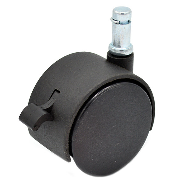 AL-15009H | 2-3/8" NYLON CASTER W/ BRAKE, SPECIFY FITTING