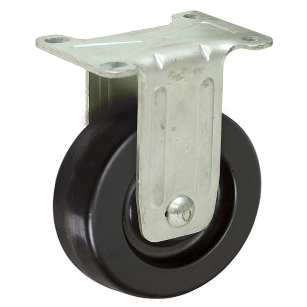 AL-41089 | 5" RIGID CASTER, HEAVY PLASTIC PLAIN, SPECIFY TOP PLATE