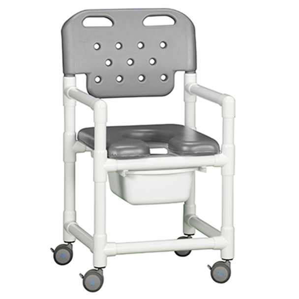 AL-81608 | SHOWER COMMODE SOFT SEAT 20" SPECIFY BACKREST COLOR