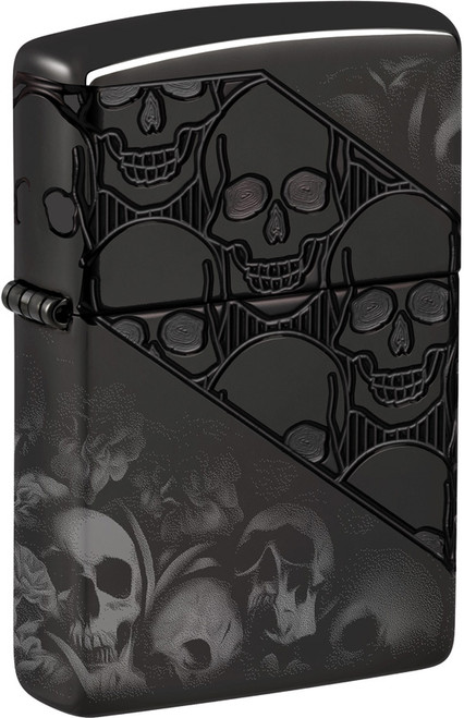 Skull Collage Lighter