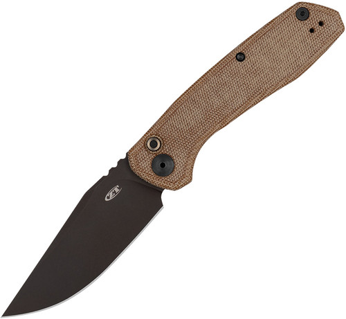Auto 0512 Button Lock Brown