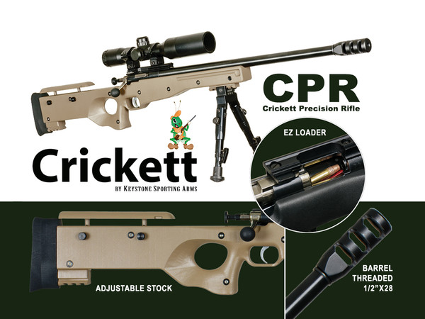 CRICKETT CPR 22LR BL/TAN PKG