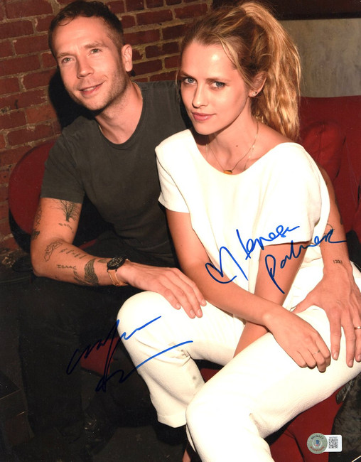 Teresa Palmer Mark Webber Autographed 11X14 Photo Real Life Couple BAS BH27907