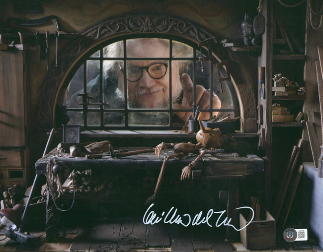 Guillermo del Toro Signed Autographed 11X14 Photo Pinocchio Director BAS BH27858