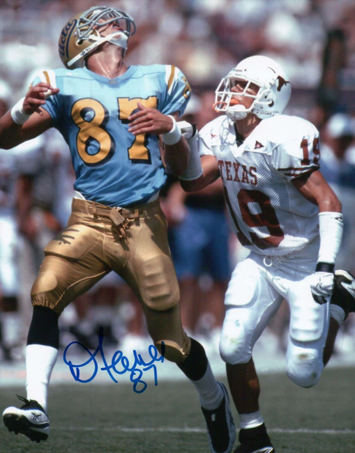 Danny Farmer Signed 8X10 Photo Autograph "87" UCLA Bruins Catching Auto w/COA