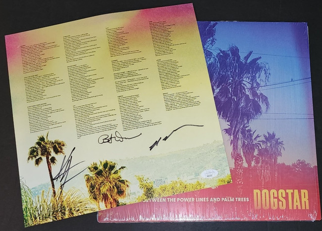 Dogstar Band Signed Autographed Album Insert Keanu Reeves W/ Vinyl JSA AQ33227