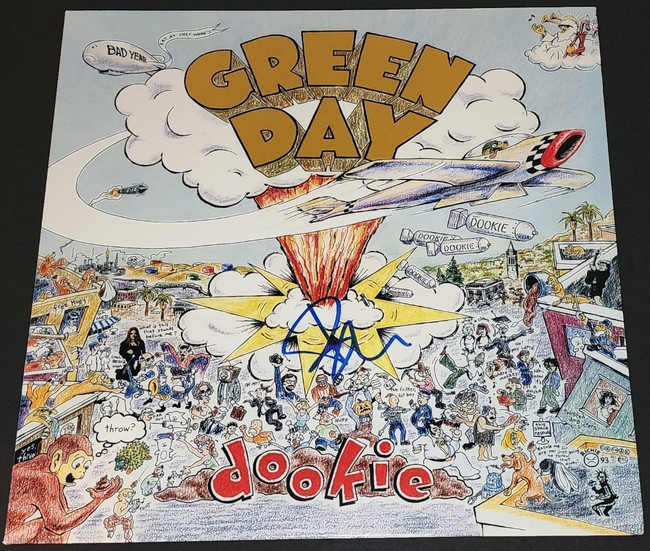 Billie Joe Armstrong Signed Autographed Green Day Dookie Album Vinyl JSA YY54073