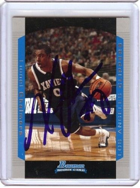 Lionel Chalmers 04-05 Bowman Rc Card Auto Autograph