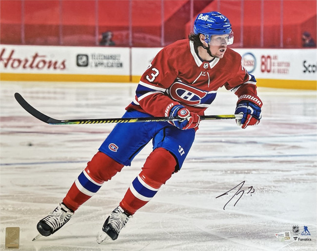 Tyler Toffoli Signed Autographed 16x20 Photo Montreal Canadiens Skating Fanatics