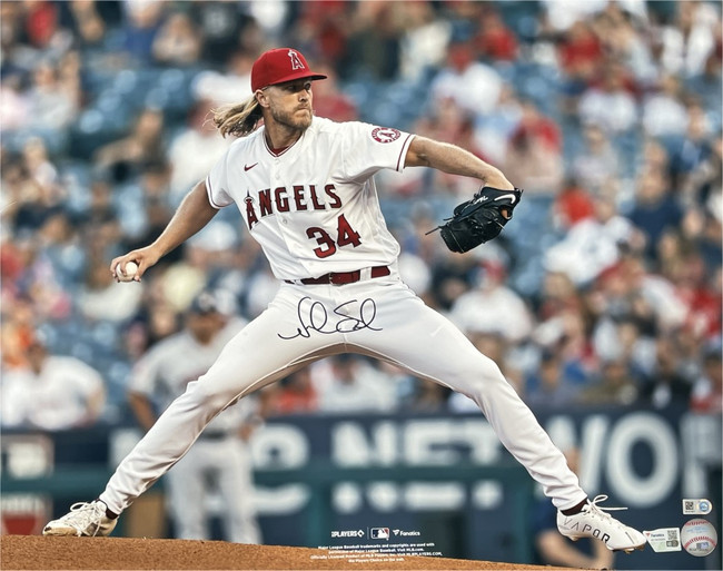 Noah Syndergaard Signed Autographed 16x20 Photo LA Angels Pitching Fanatics