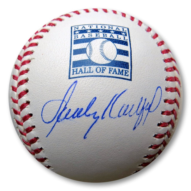 Sandy Koufax Signed Autographed Hall of Fame MLB Baseball Dodgers JSA XX29092