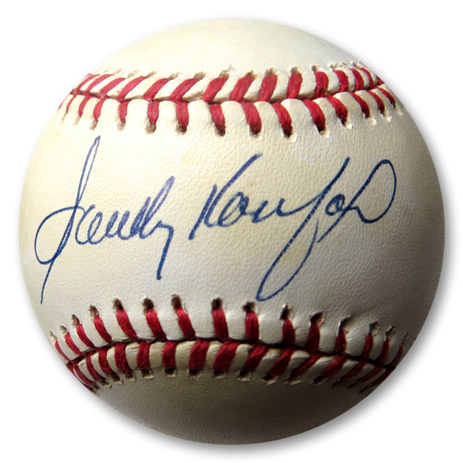 Sandy Koufax Signed Autographed Official NL Baseball Dodgers JSA LOA BB94092