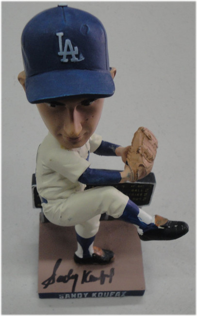 Sandy Koufax Hand Signed Autographed SGA Bobble Head 2015 LA Dodgers Very Rare!