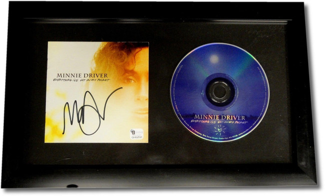 Minnie Driver Hand Signed Autographed Framed CD Cover Everything I got w/ CD GA