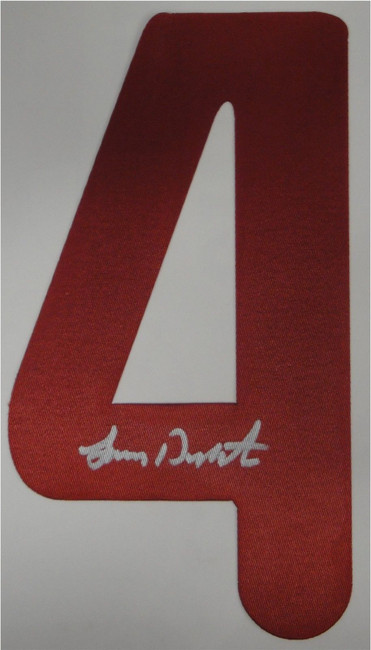 Lenny Dykstra Hand Signed Autographed #4 Jersey Number Phillies (Number Only)