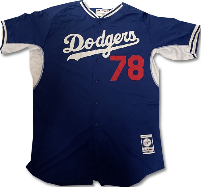Red Patterson Batting Practice Jersey Dodger Team Issued MLB #78 2XL / 2X Large