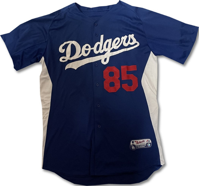 Rob Flippo Batting Practice Jersey Dodgers Team Issued MLB #85 XL / X Large