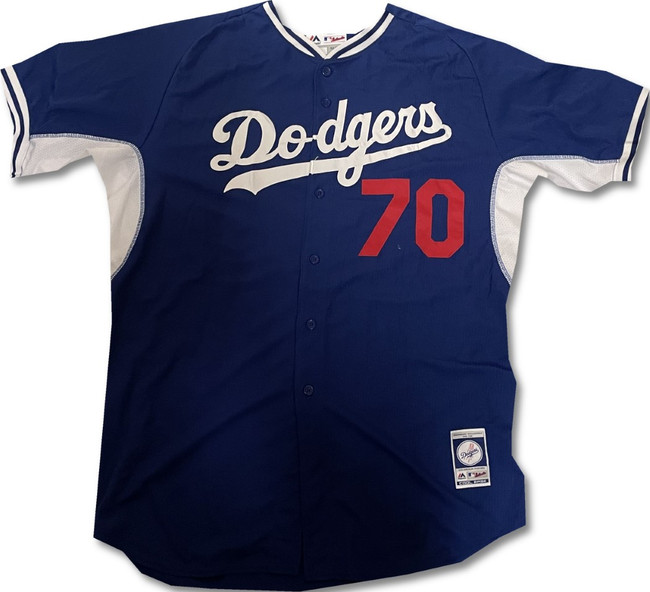 O'Brien Batting Practice Jersey Dodgers Team Issued MLB #70 2XL / 2X Large