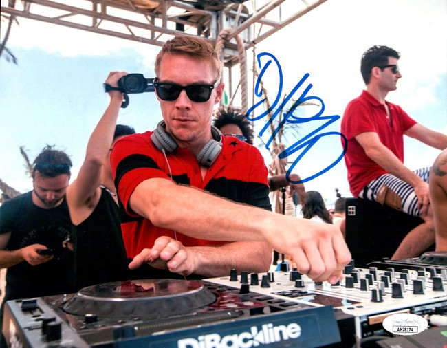 Diplo Signed Autographed 8X10 Photo Performing Outside on Stage JSA AM28174