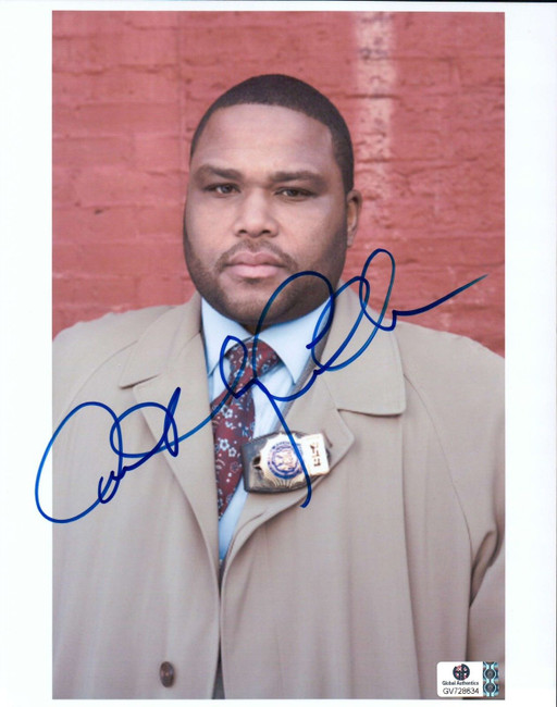 Anthony Anderson Hand Signed Autograph 8x10 Photo Sexy In Suit GA 728634