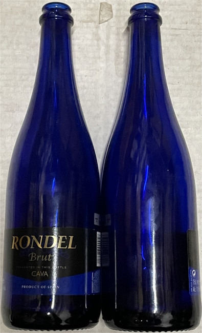 Rondel Brut Champagne Bottle Dodgers Celebrate 2013 NL West Division Title MLB