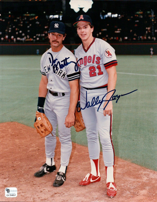 Don Mattingly - Wally Joyner Signed 8X10 Photo Dual Autograph Yankees/Angels COA