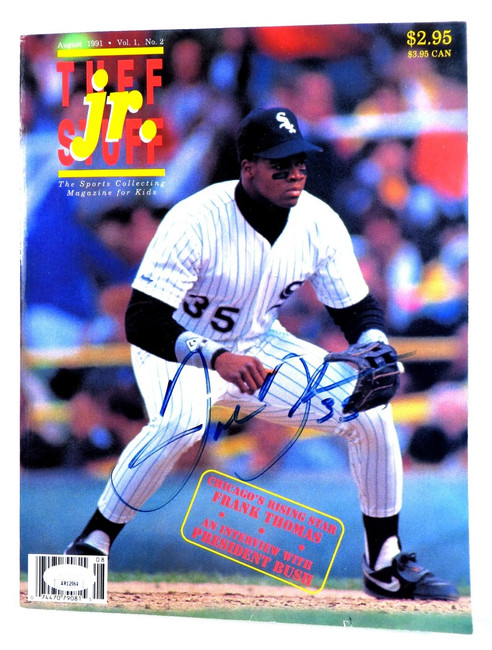 Frank Thomas Signed Autograph Magazine Tuff Stuff Jr 1991 White Sox JSA AR12964