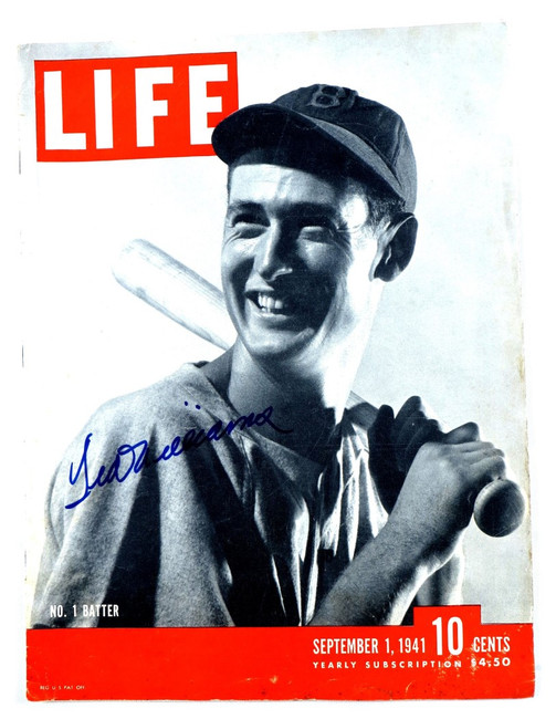 Ted Williams Signed Autographed LIFE Magazine September 1941 Red Sox JSA XX29371