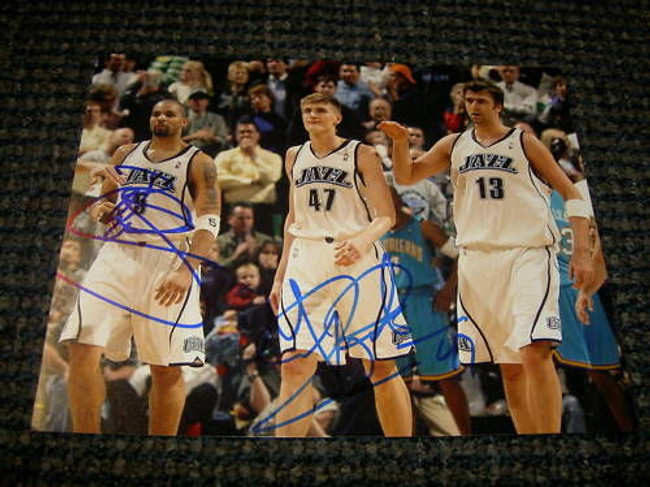 Carlos Boozer +  8X10 Autographed Signed Photo Mavs